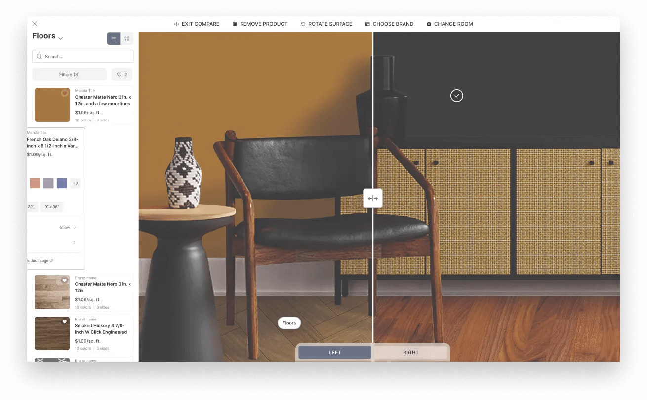 Product Room Visualizer Walls Roomvo